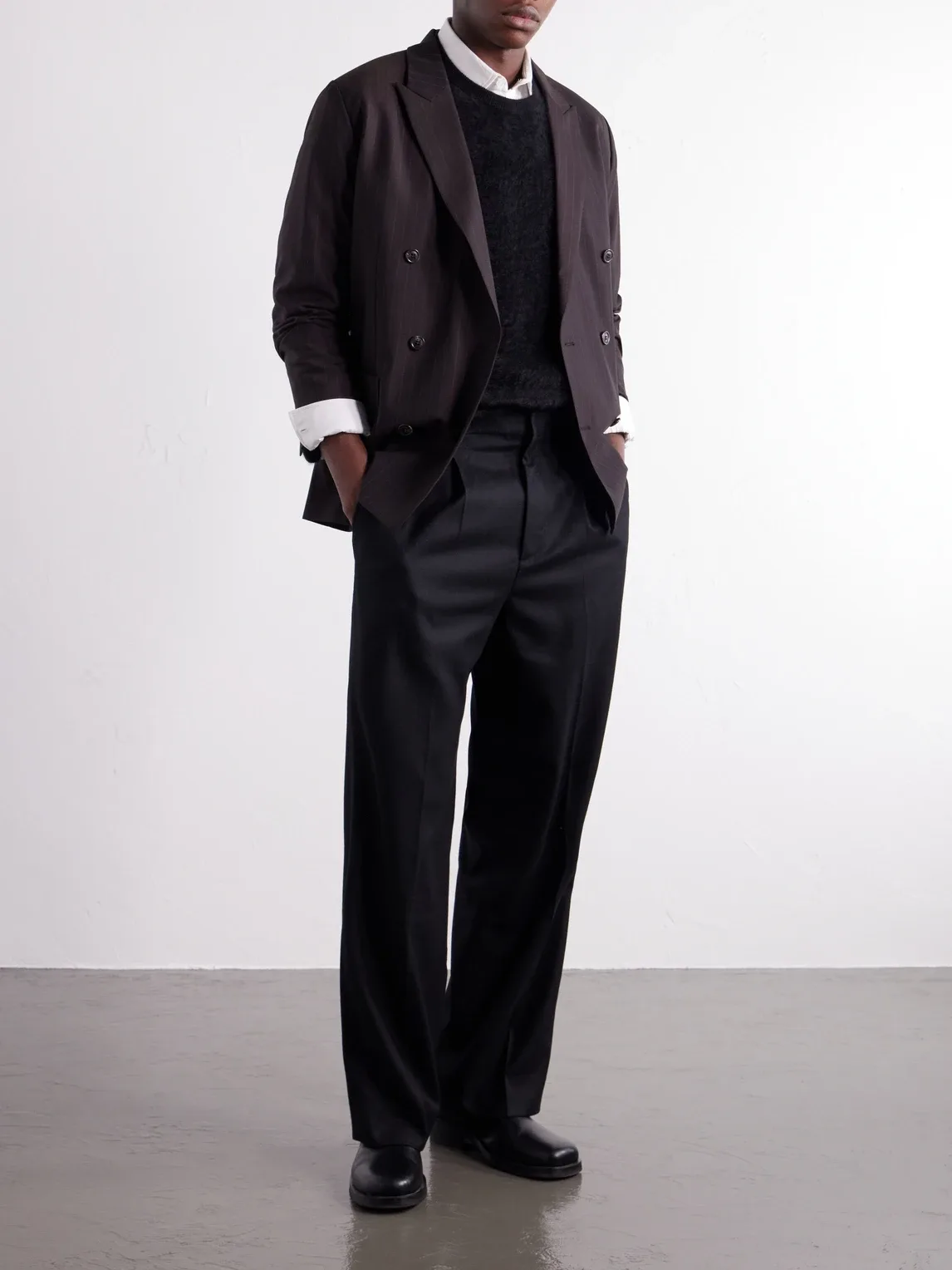 Brushed Cashmere Sweater by Ssstein