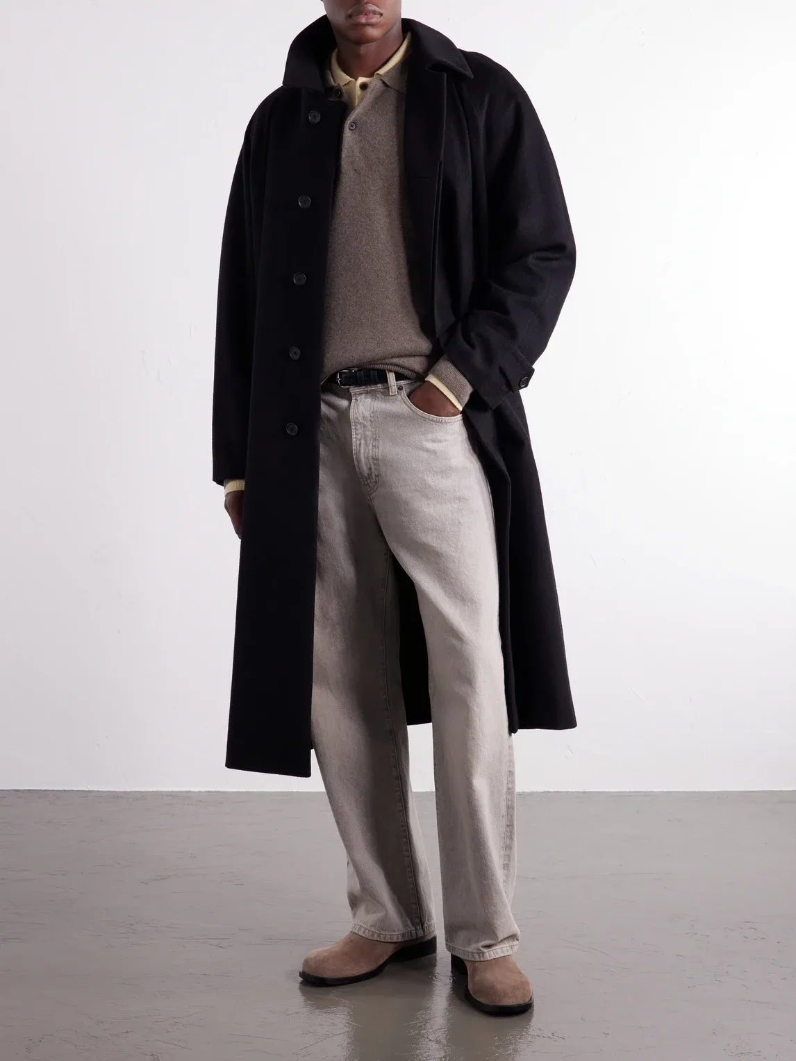 Cashmere Polo Sweater by Ssstein