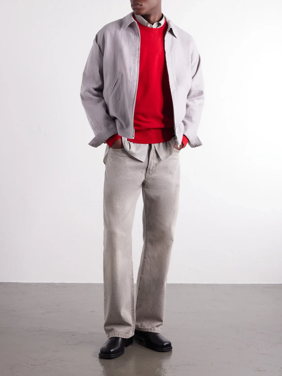 Fulled Wool Sweater by Ssstein