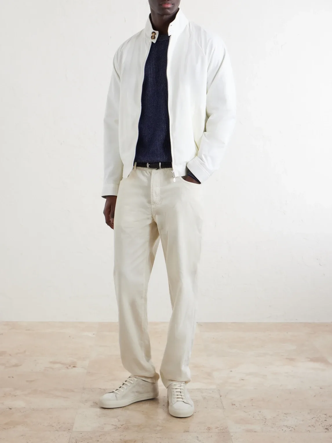 Ribbed Cashmere Sweater by Brunello Cucinelli