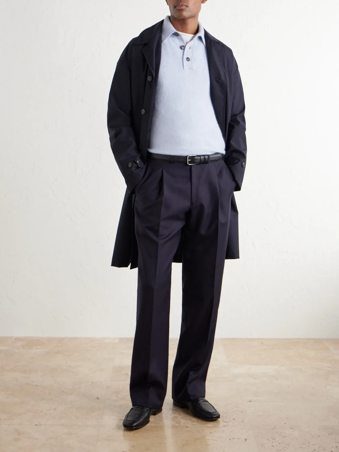 Cashmere and Silk-Blend Polo Shirt by Thom Sweeney