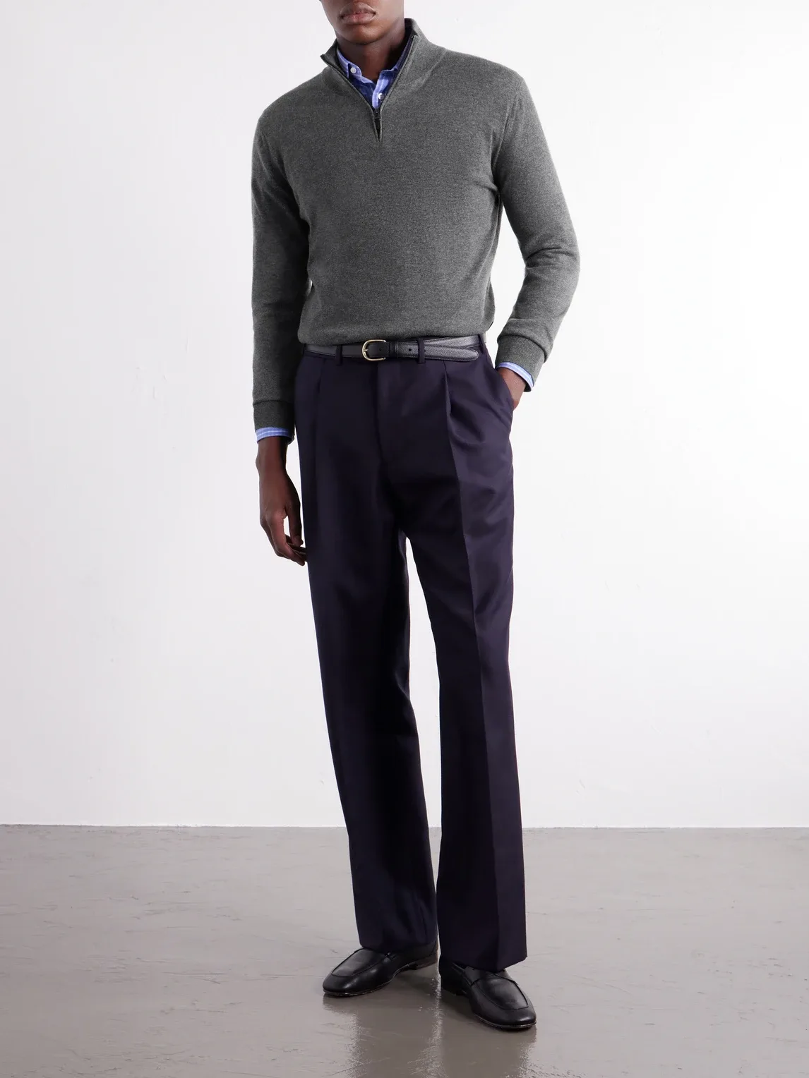 Cashmere Half-Zip Sweater by Canali