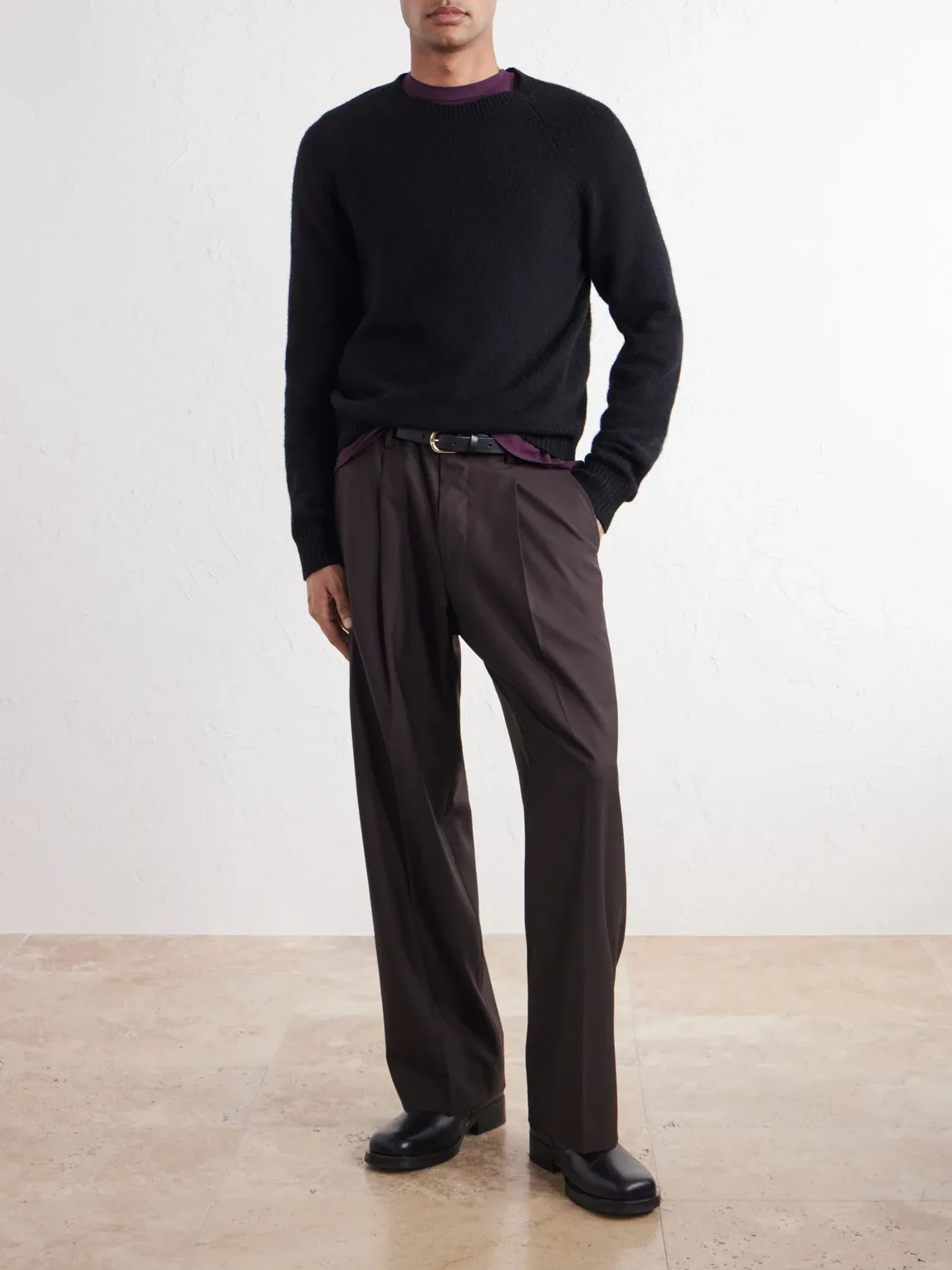 Kay 10037 Straight-Leg Pleated Woven Trousers by Nn07