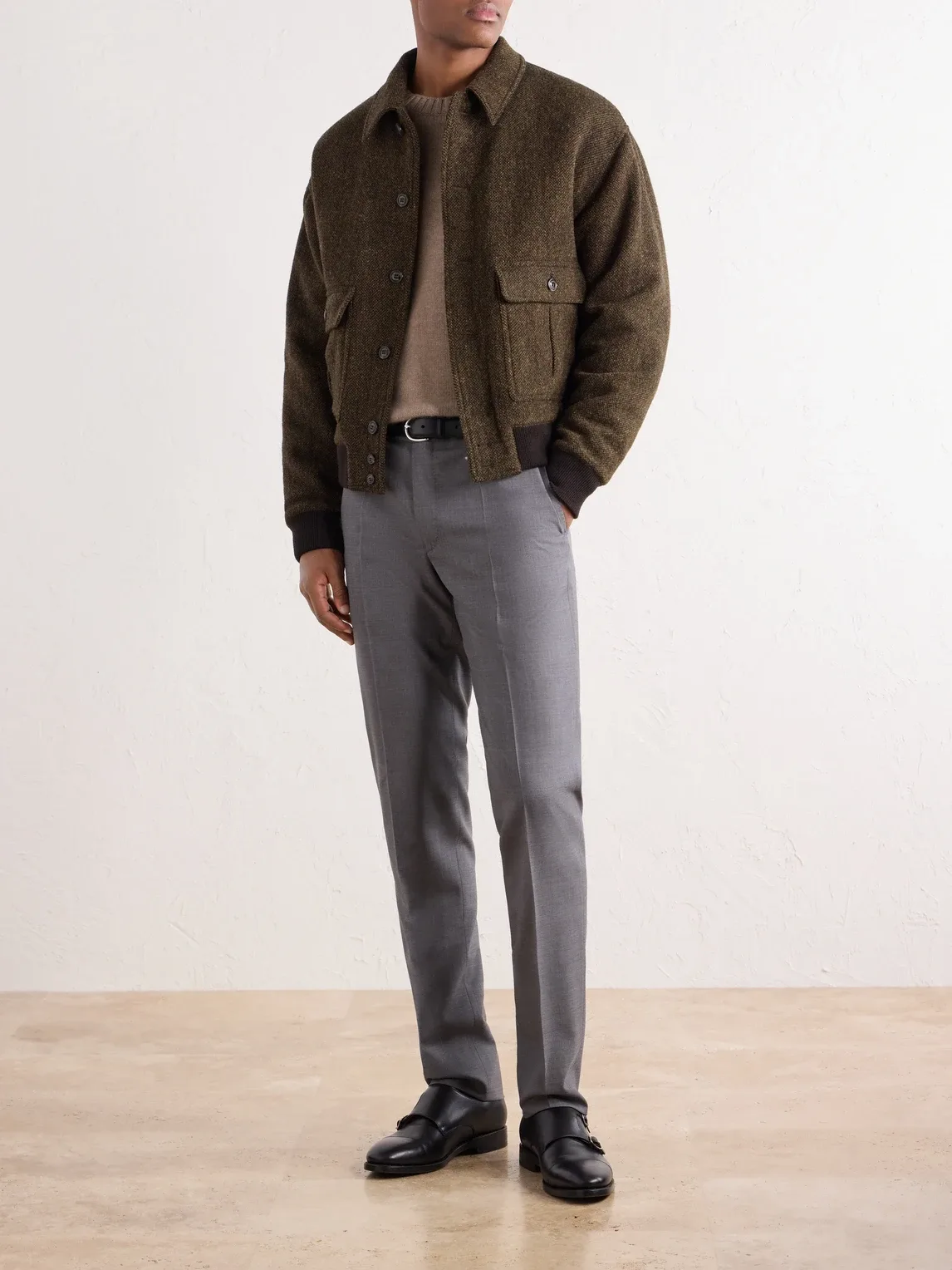Incotex Straight-Leg Tropical Wool Suit Trousers by Slowear