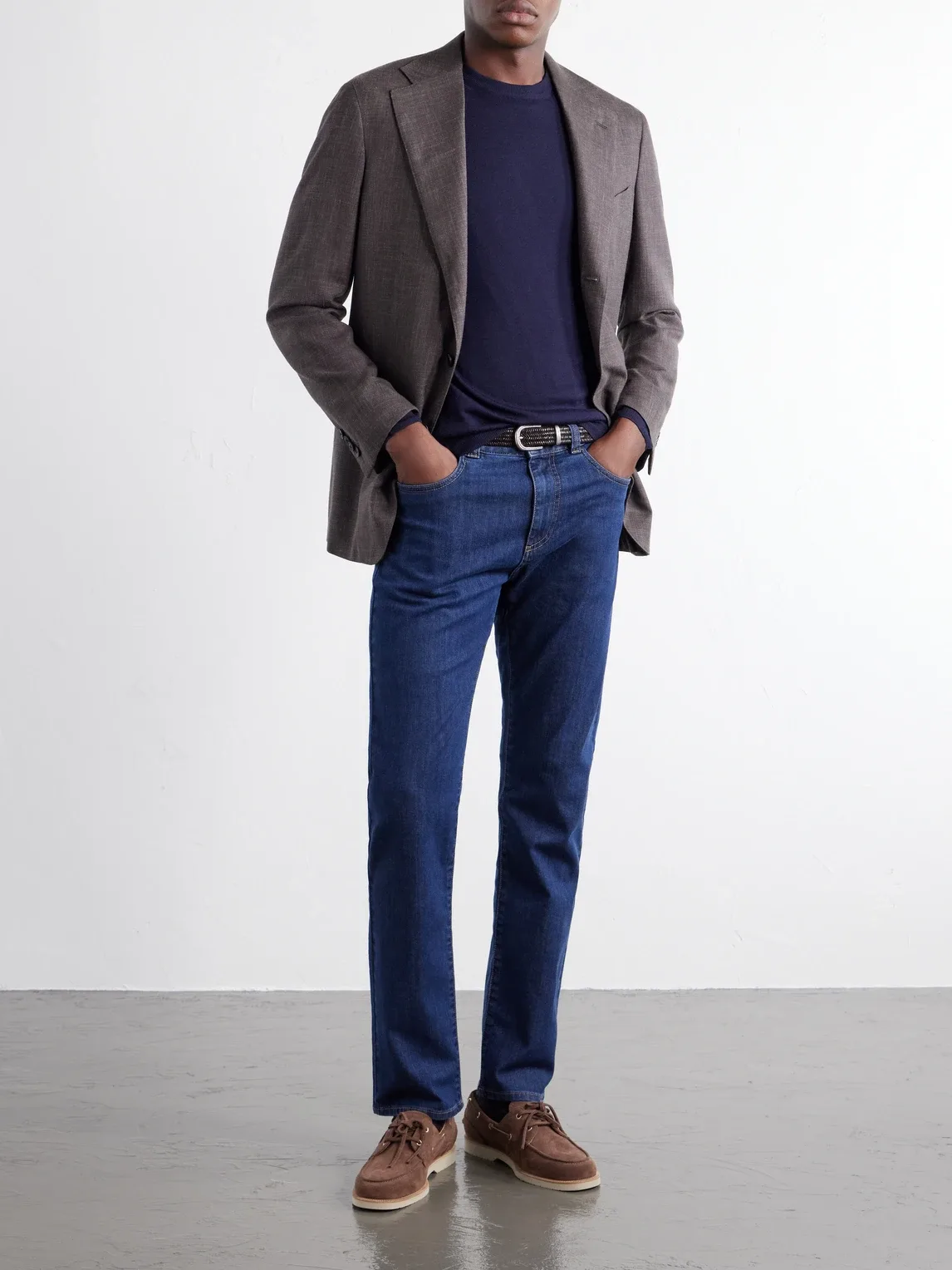 Slim-Fit Straight-Leg Jeans