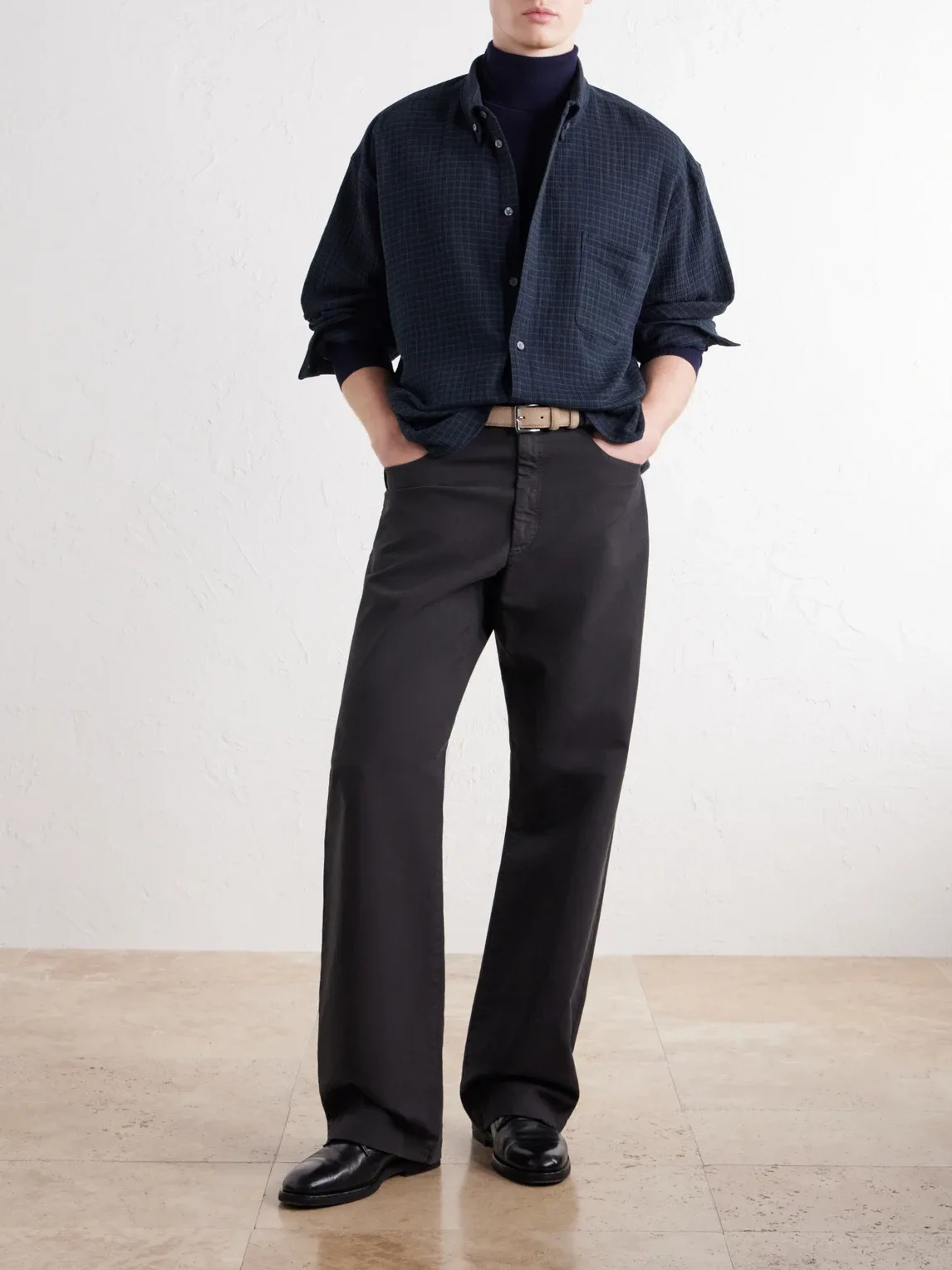 Banita Button-Down Collar Checked Organic Cotton-Seersucker Shirt by A Kind of Guise