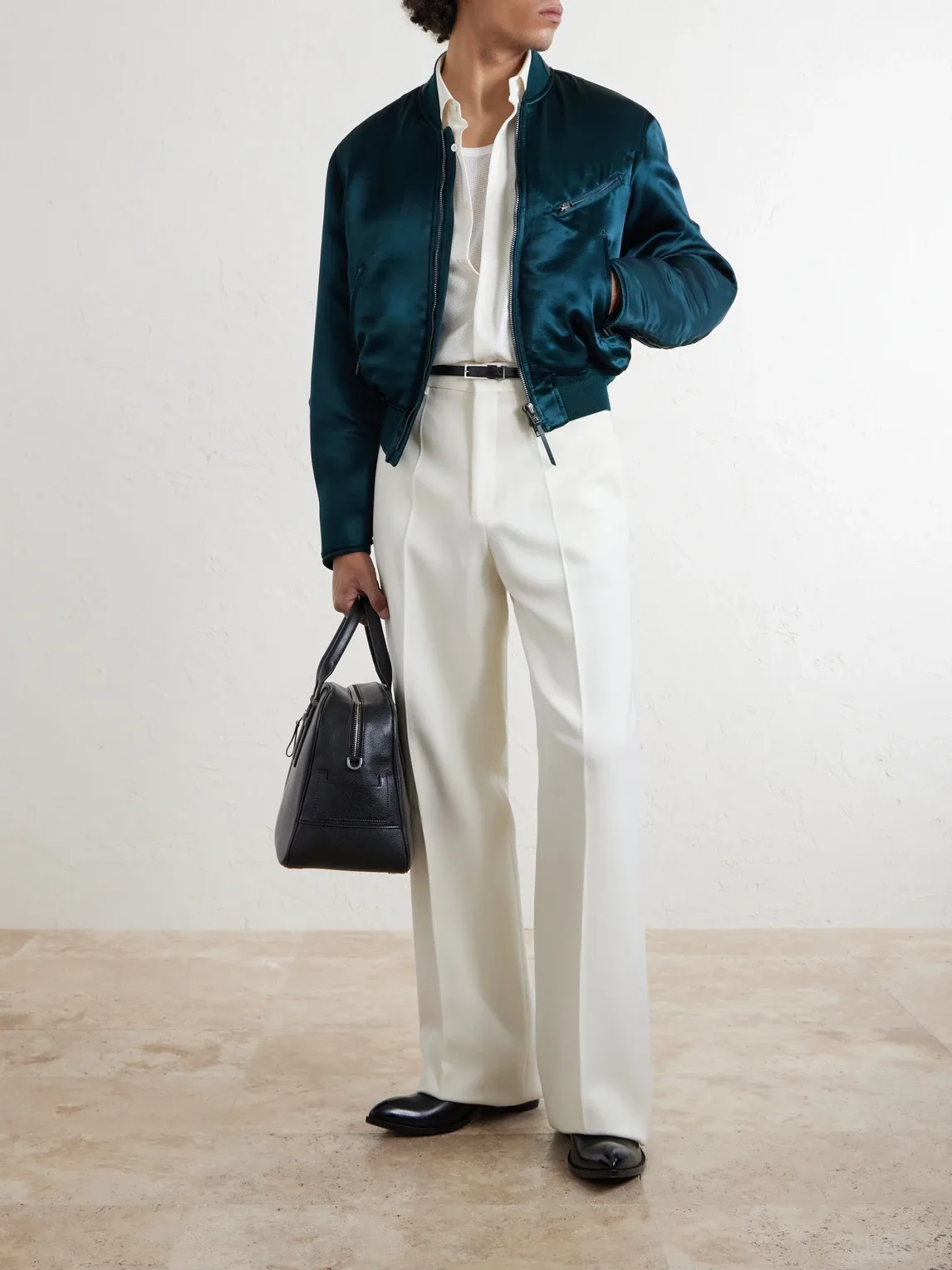 Satin Bomber Jacket by Tom Ford