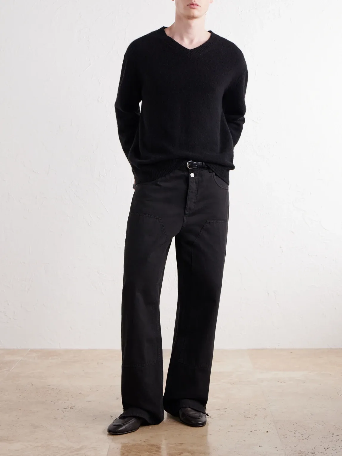 Carpintero Flared Double-Knee Jeans by A Kind of Guise