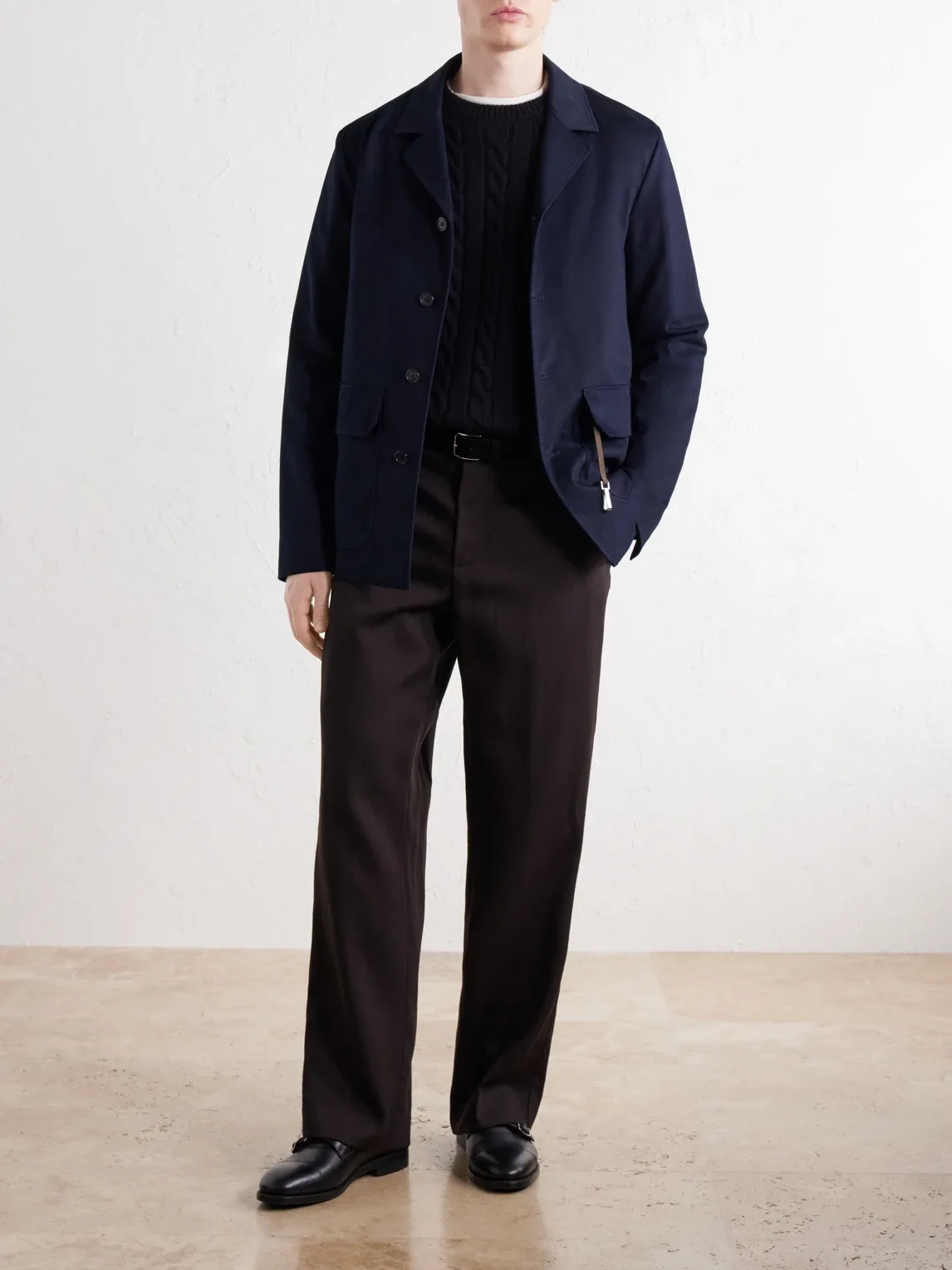 Cotton and Cashmere-Blend Gabardine Blouson Jacket by Slowear