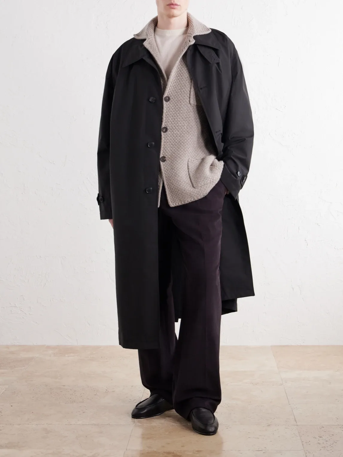 Merino Wool and Cashmere-Blend Cardigan by Anderson & Sheppard
