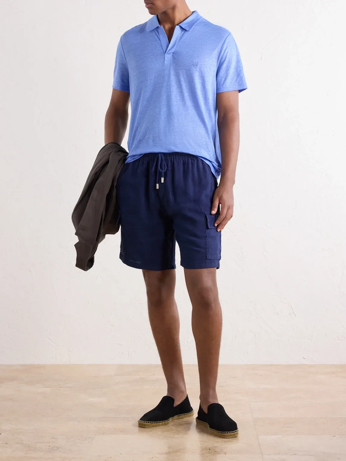 Pyramid Linen-Jersey Polo Shirt by Vilebrequin