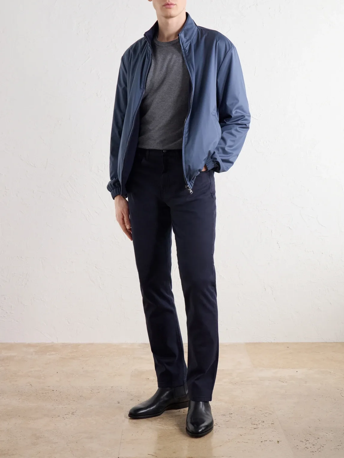 Water-Repellent Wind-Proof Shell Jacket by Canali
