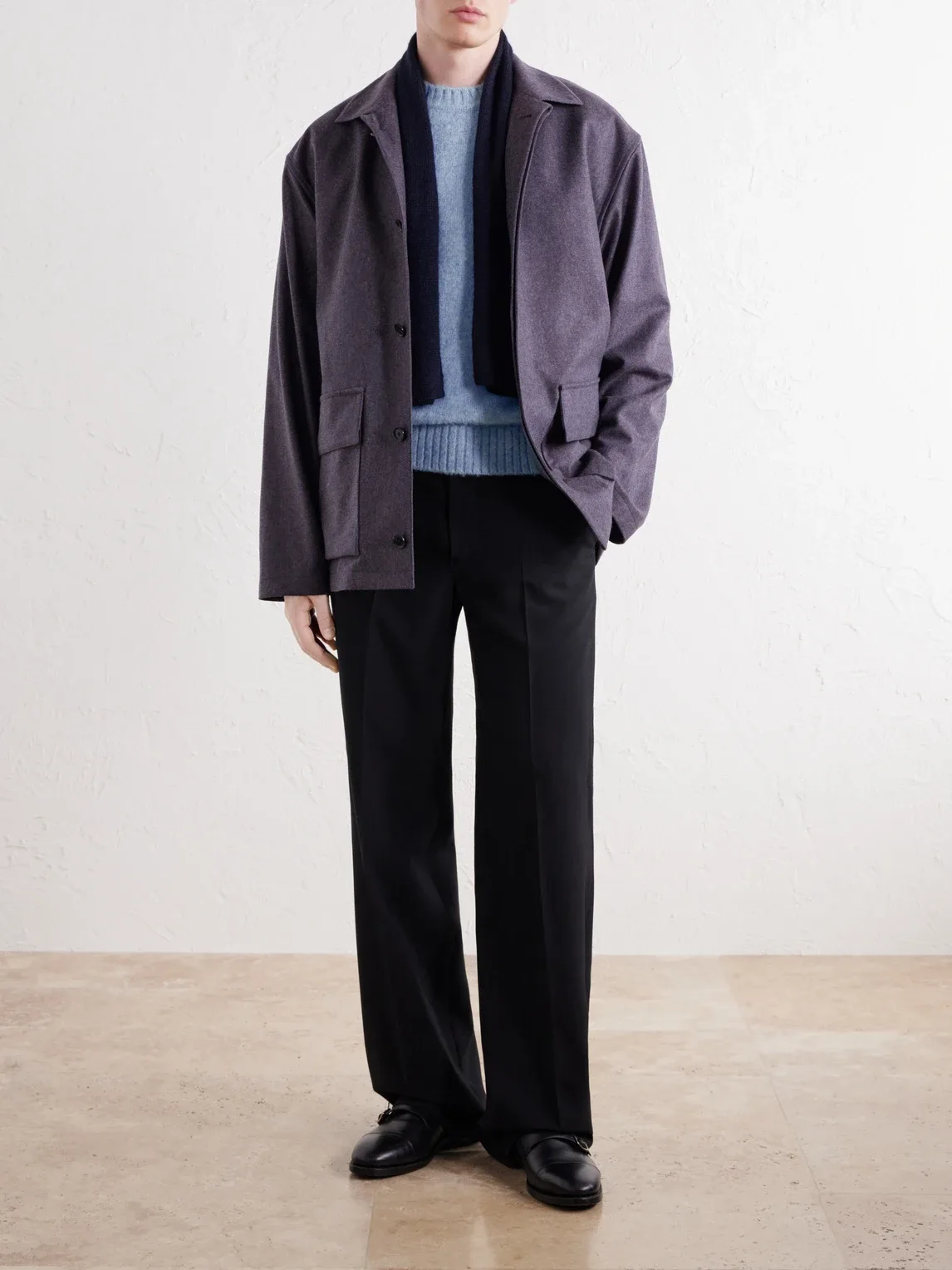 Geelong Brushed-Wool Sweater by Anderson & Sheppard