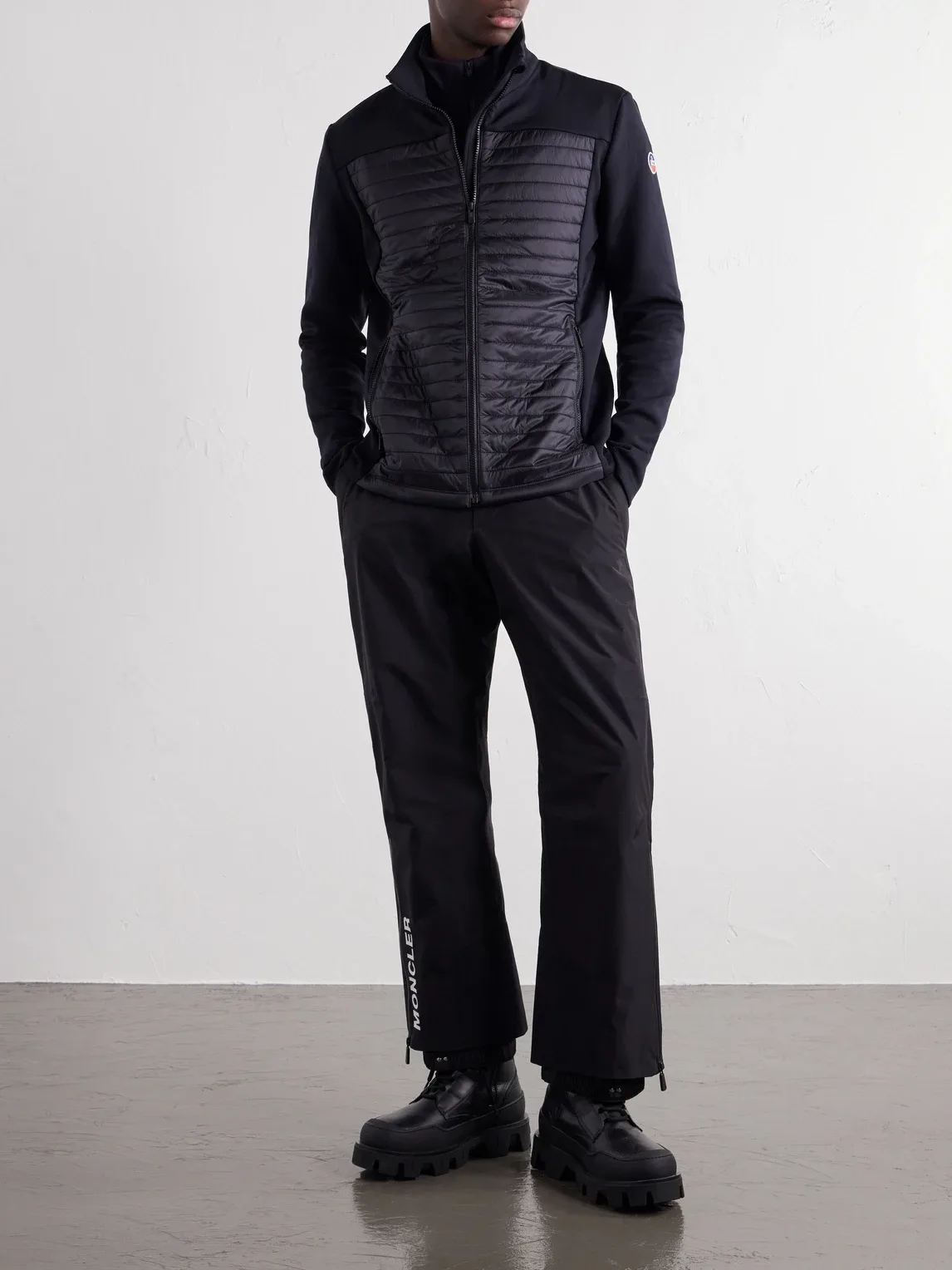 Aspon II Logo-Appliqued Padded Stretch-Jersey Quilted Shell Ski Mid-Layer by Fusalp