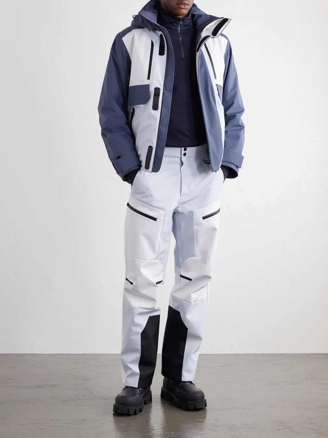 Sidyo Straight-Leg Paneled Padded Ski Pants