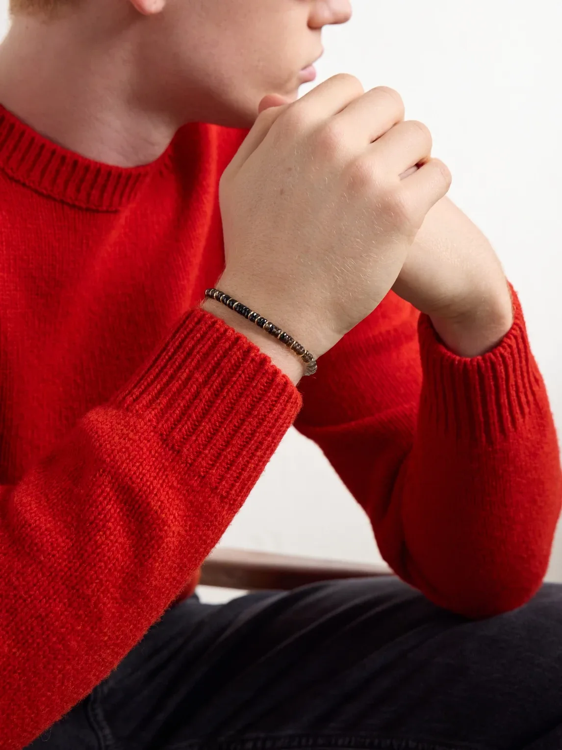 Tecolote Gold-Plated Multi-Stone Bracelet by Peyote Bird