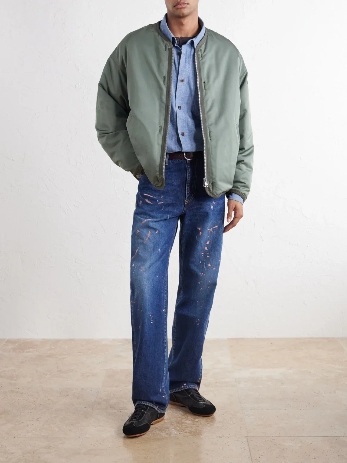 Wool and Silk-Blend Twill Down Liner Jacket by Visvim