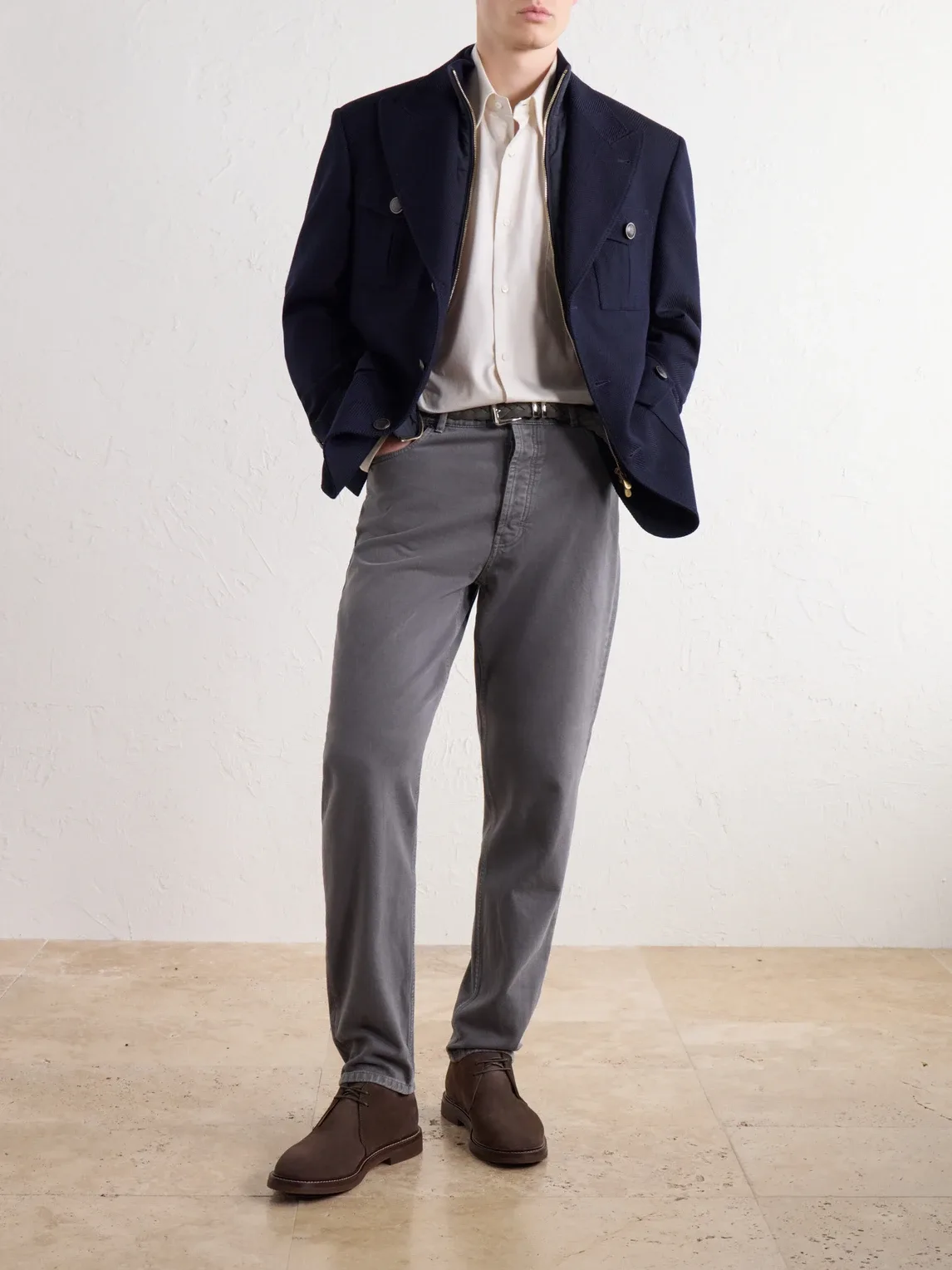Straight-Leg Jeans by Brunello Cucinelli
