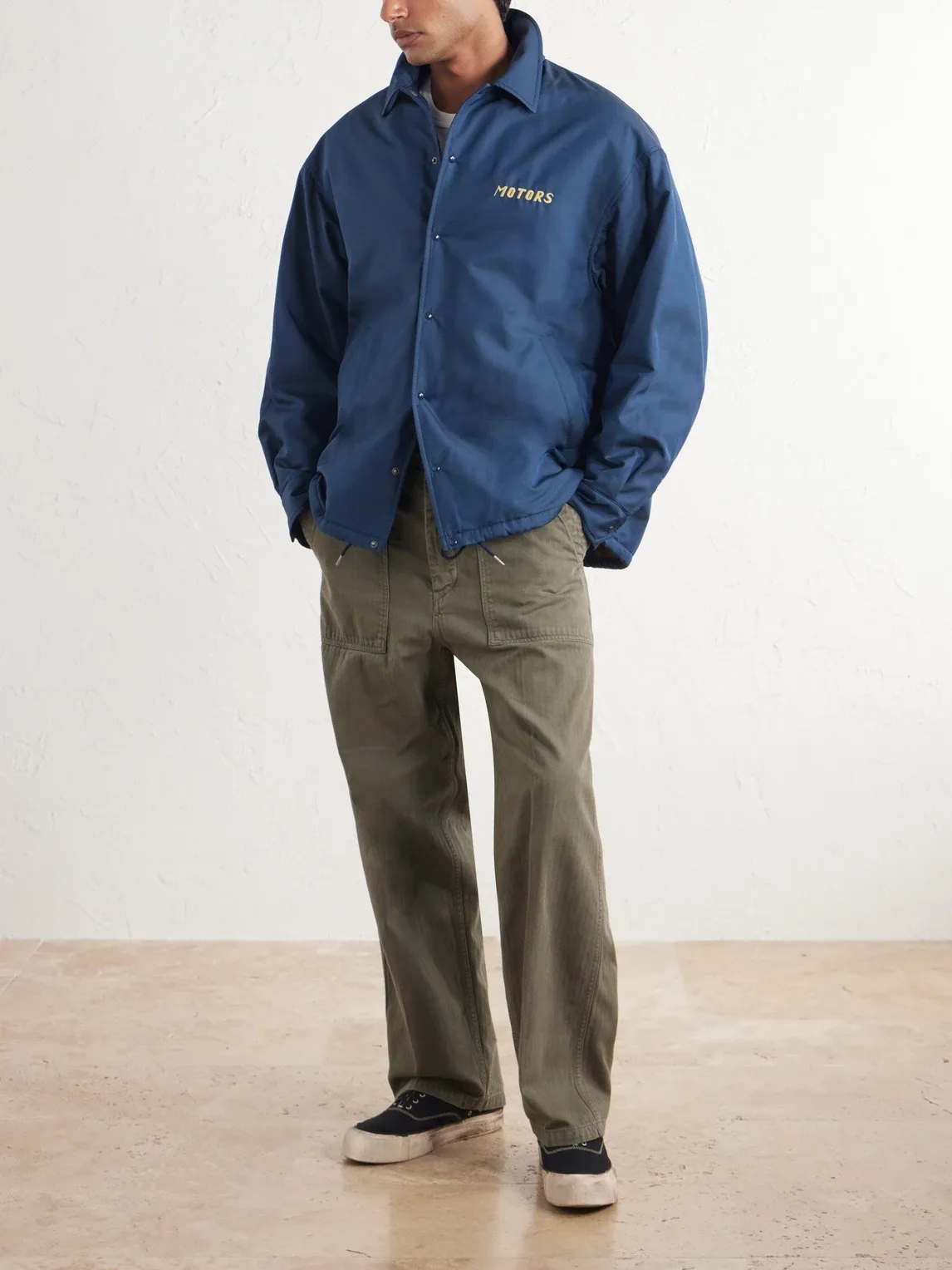 Embroidered Wool and Silk-Blend-Gabardine Jacket by Visvim