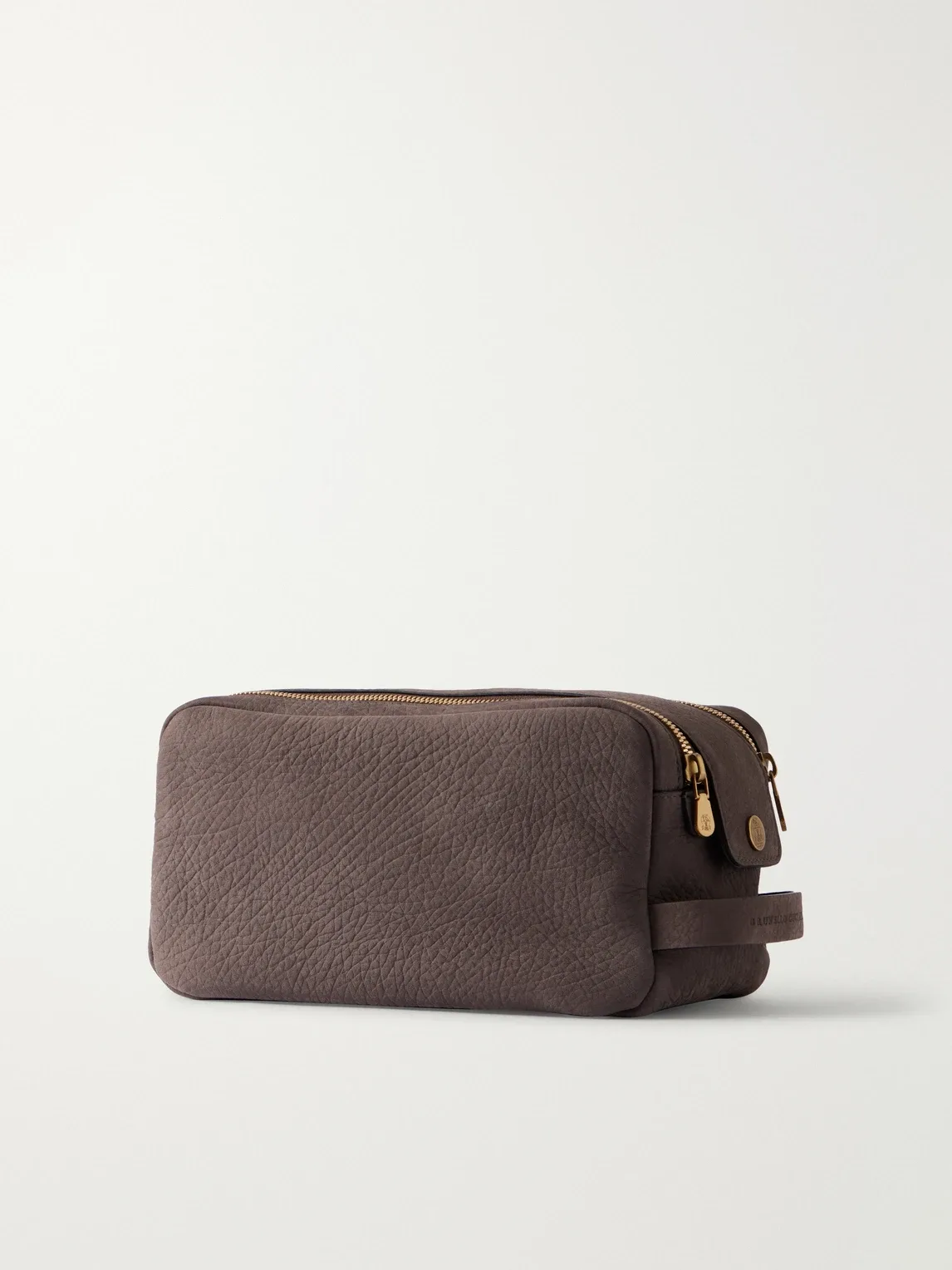 Full-Grain Leather Wash Bag