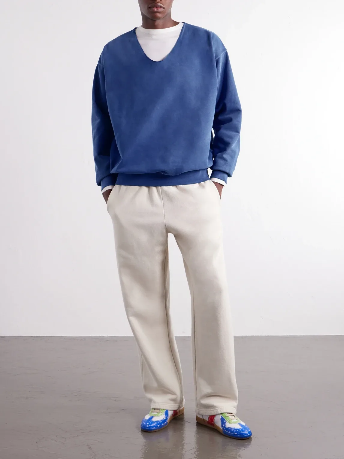Washed Cotton-Jersey Sweatshirt by Maison Margiela