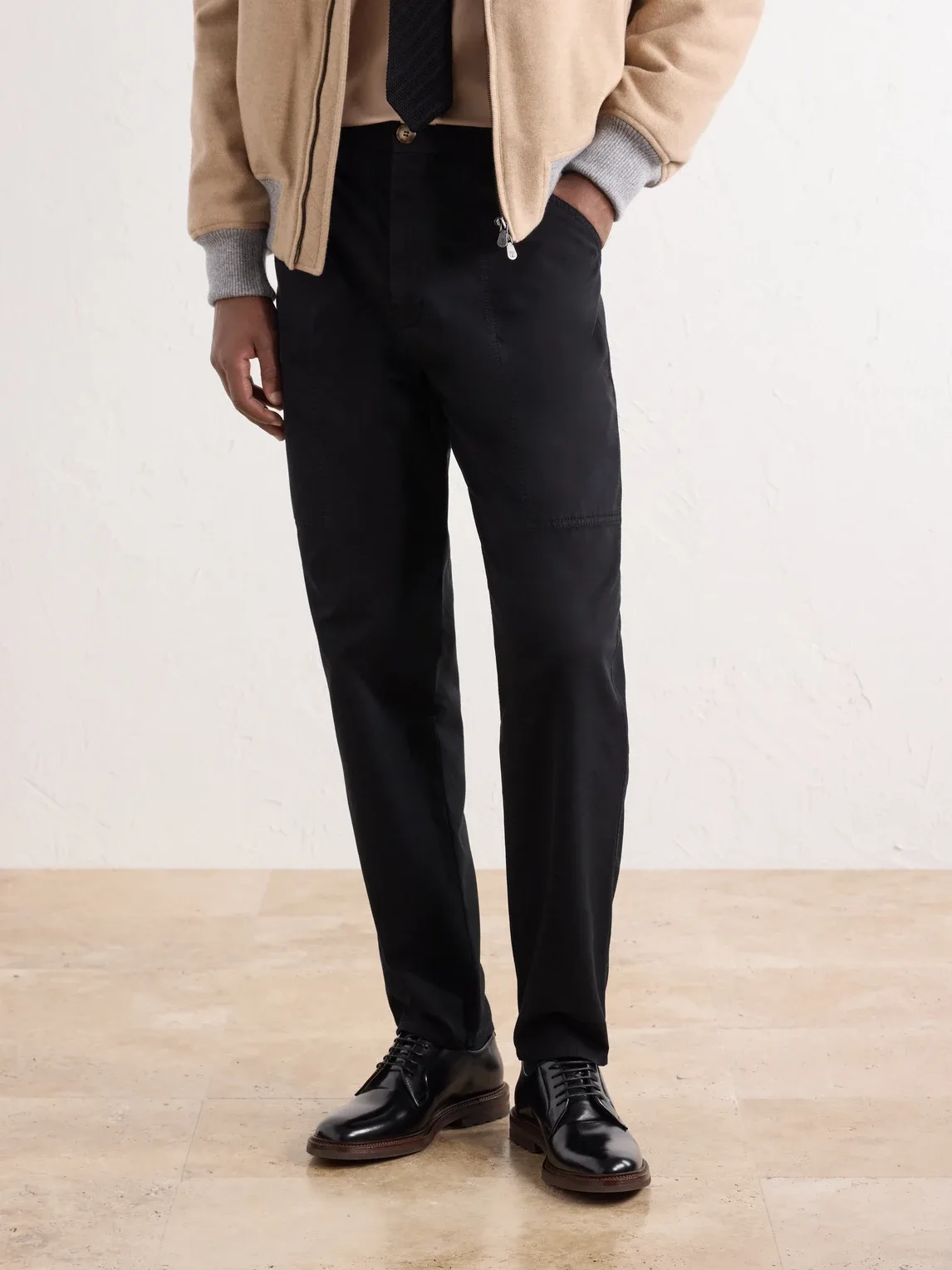Leather Derby Shoes by Brunello Cucinelli