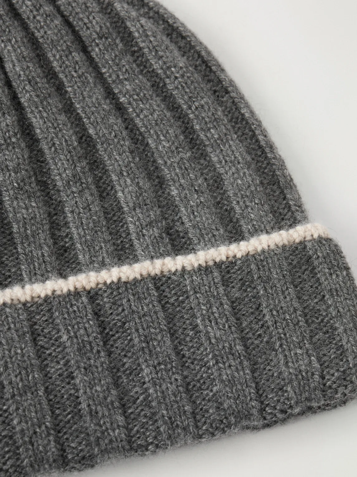 Ribbed Cashmere Beanie by Brunello Cucinelli
