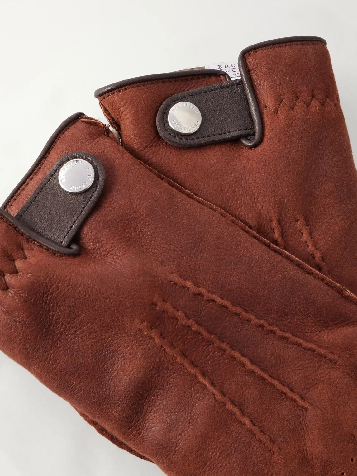 Suede Gloves by Brunello Cucinelli