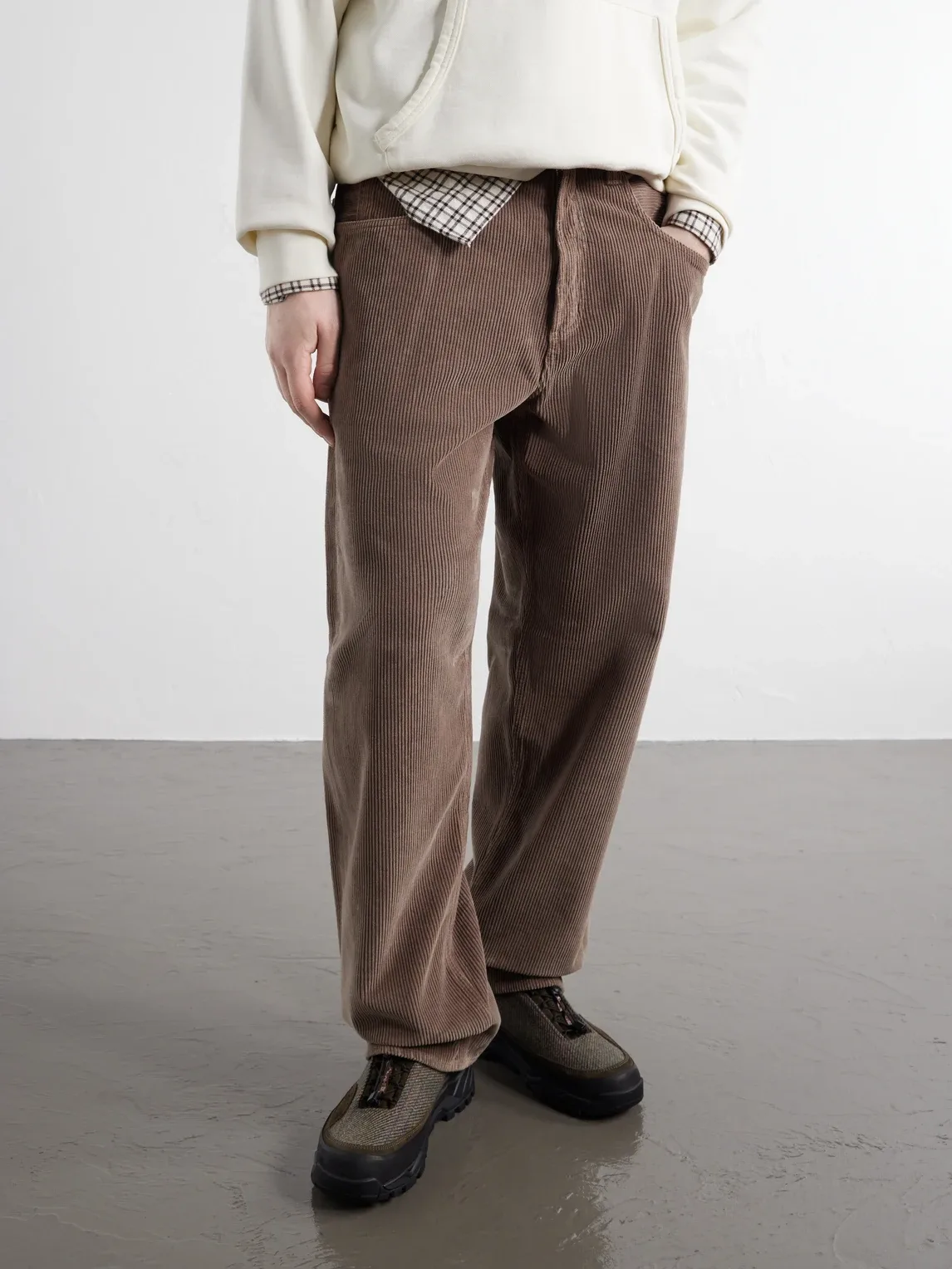 Rayon Vert Grappa Hiker Suede-Trimmed Tweed Sneakers by Diemme