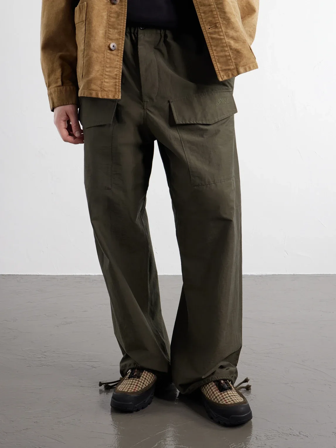Rayon Vert Grappa Hiker Suede-Trimmed Houndstooth Tweed Sneakers by Diemme