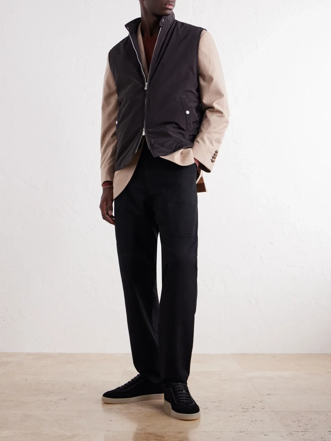 Padded Shell Gilet by Brunello Cucinelli