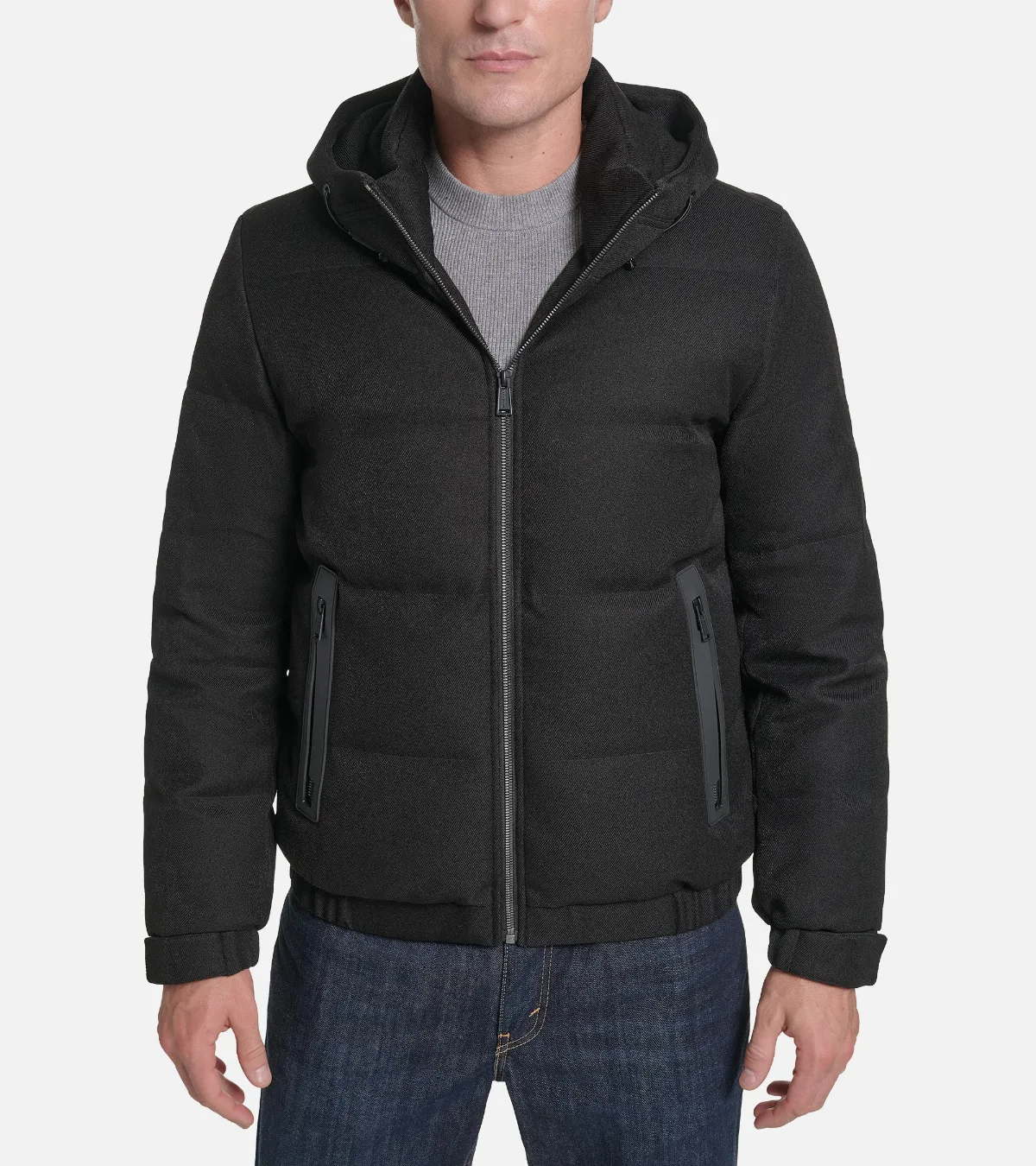 Stretch Twill Down Puffer Jacket by COLE HAAN