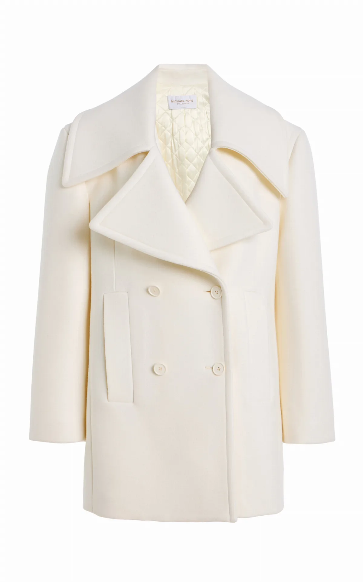 Double-Breasted Virgin-Wool Peacoat by MICHAEL Michael Kors