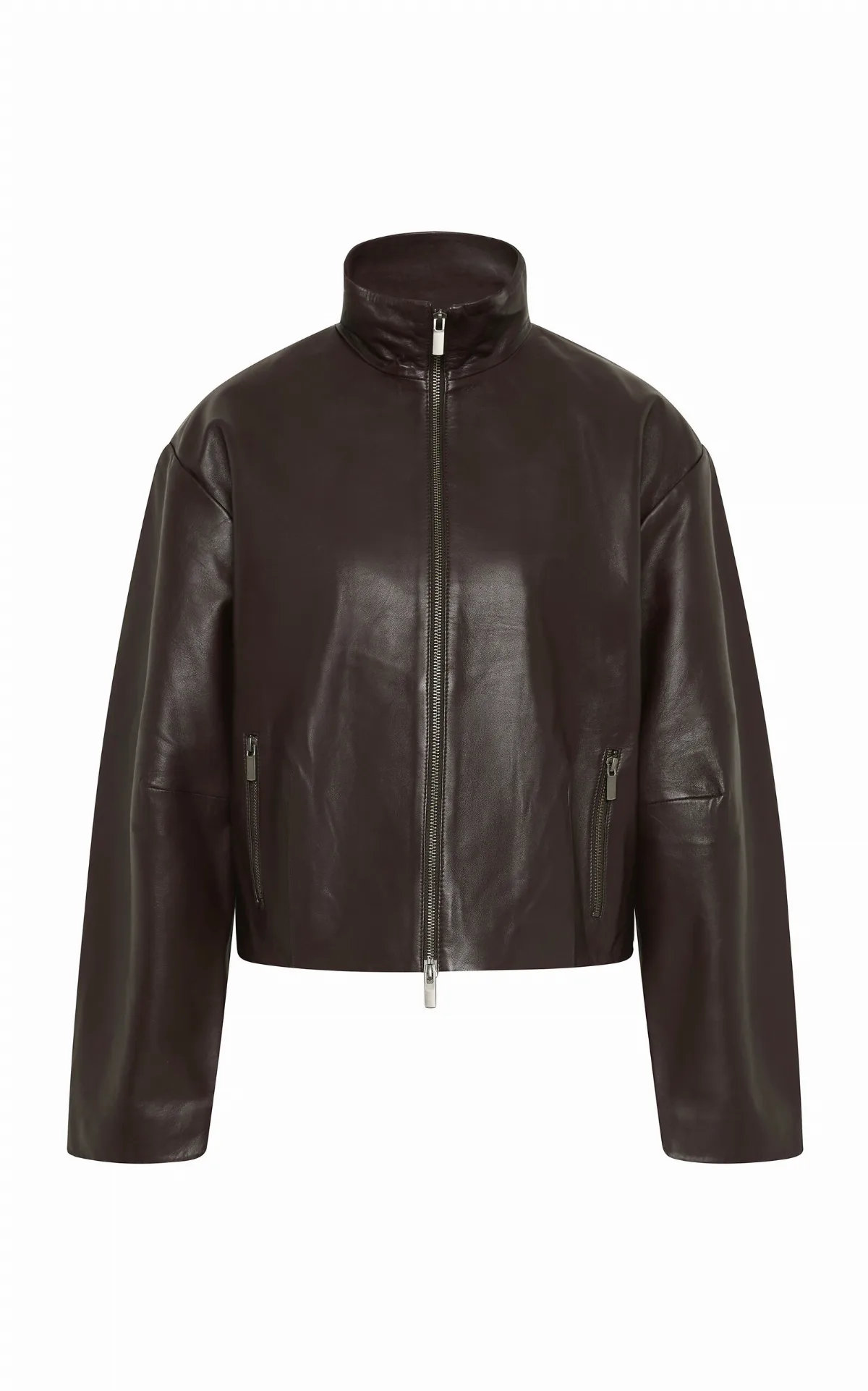 Zip Leather Jacket