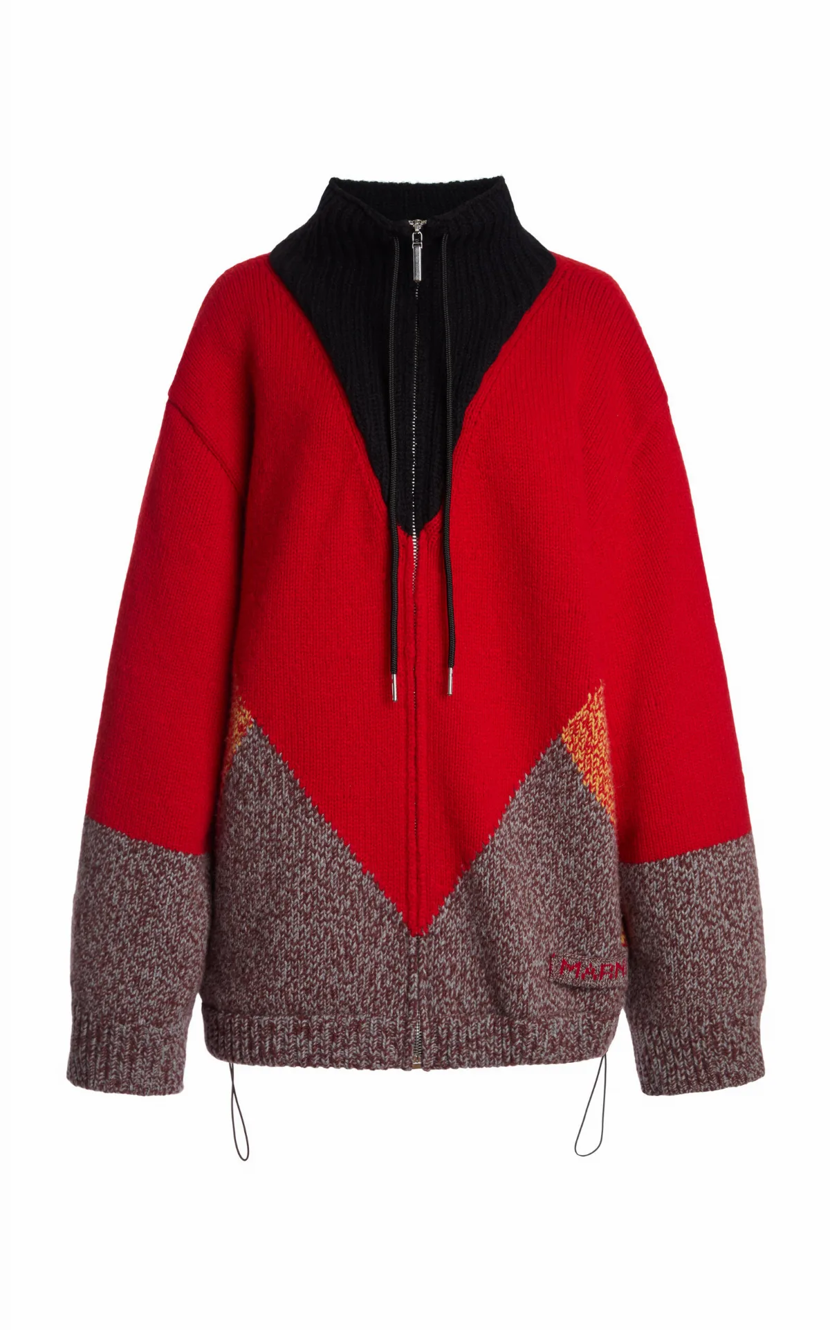 Colorblocked Wool-Cashmere Jacket by Marni