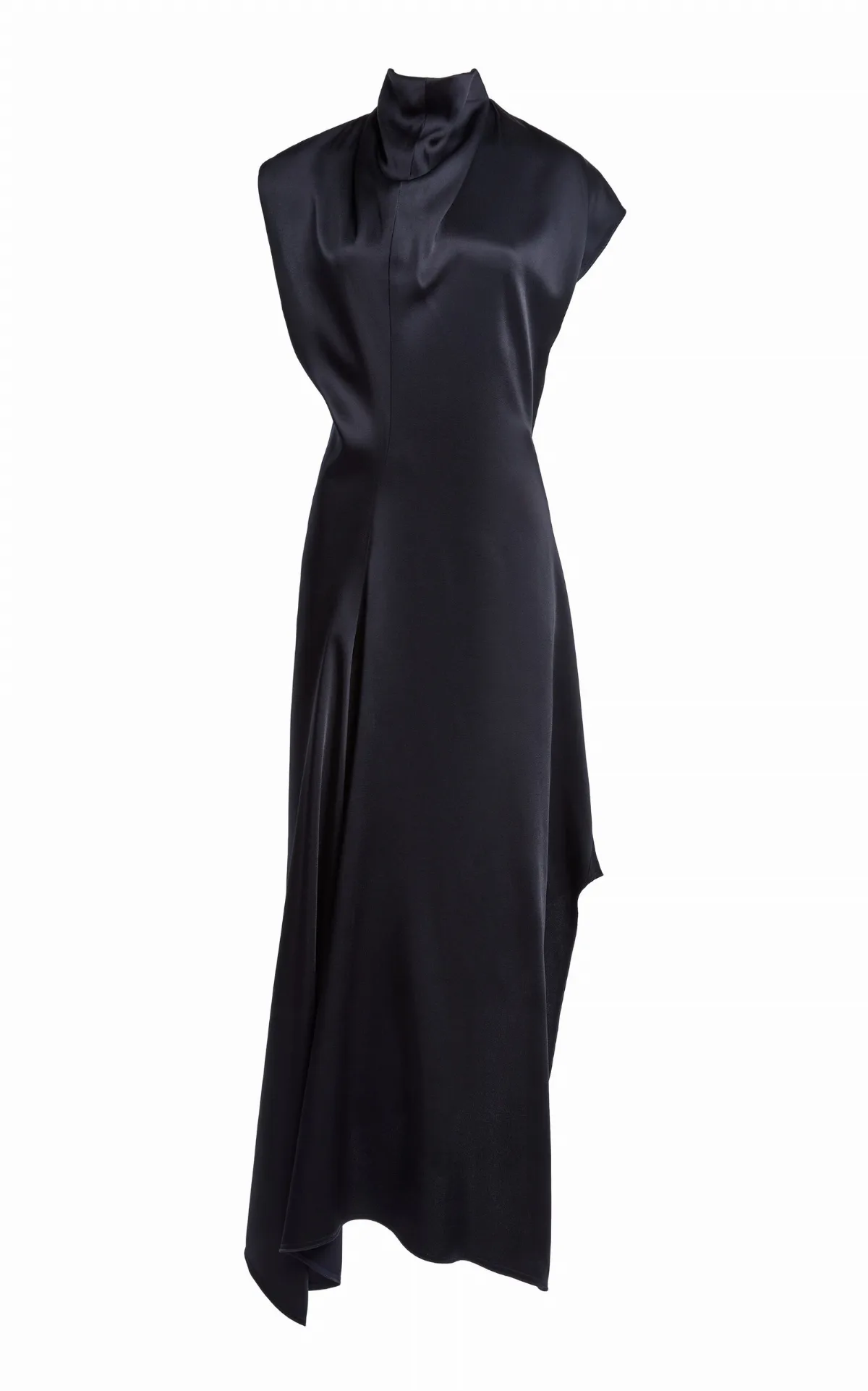 High Neck Draped Midi Dress by Victoria Beckham