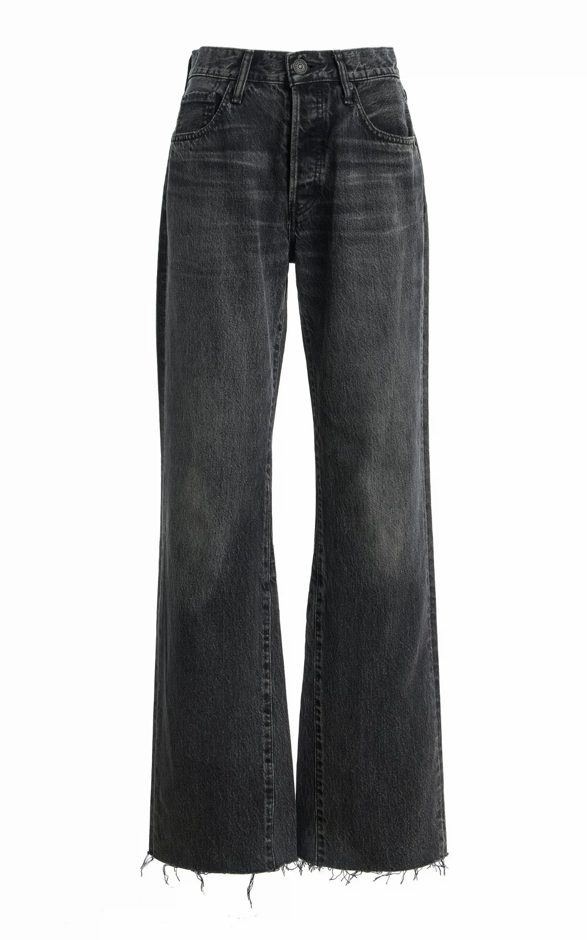 Moussy Vintage Redhook Remake Rigid Mid-Rise Flared Jeans by Moussy