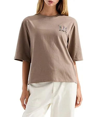 Ski Embro Crew Neck Short Sleeve Boxy Fit Tee by The North Face