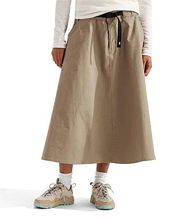 Pinecrest Belted Snap Front A-Line Utility Skirt by The North Face