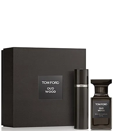 Oud Wood Eau De Parfum Travel Spray Gift Set by Tom Ford