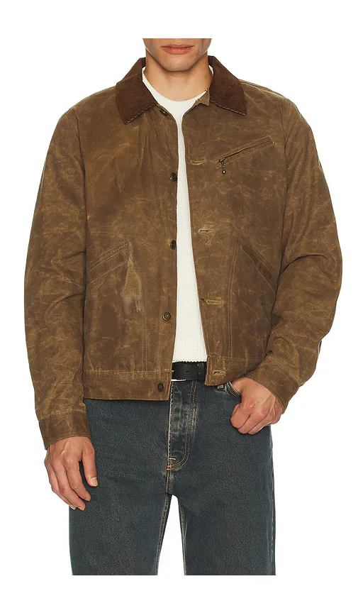 Waxed Cotton Mechanic Jacket by Schott