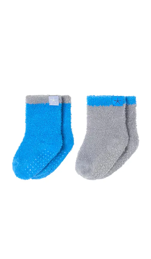 Cozychic Baby Tipped Sock Set by Barefoot Dreams
