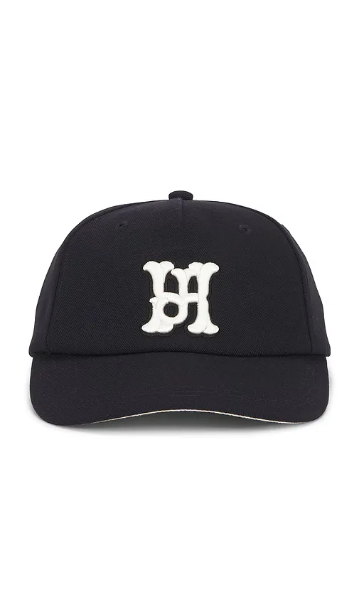 3d Embroidered Logo Peaked Baseball Cap by Hudson Jeans