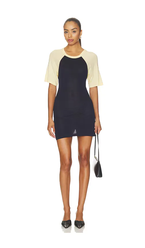 Off-Season Knitted Raglan Mini Dress by Orseund Iris