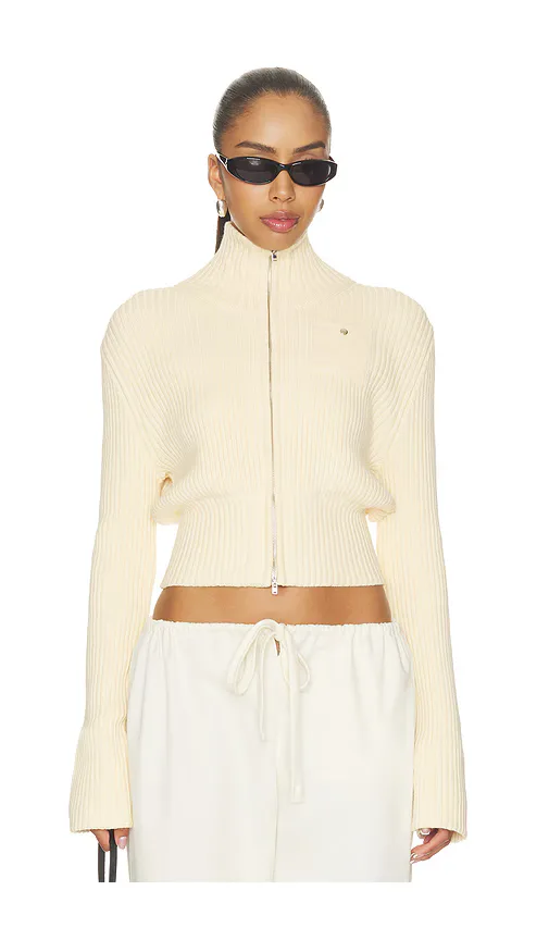 The Weekday Zip-Up Cardi by Orseund Iris