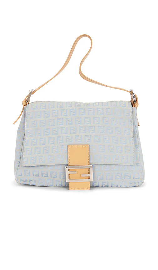 Fendi Zucchino Mama Baguette Shoulder Bag by Fwrd Renew