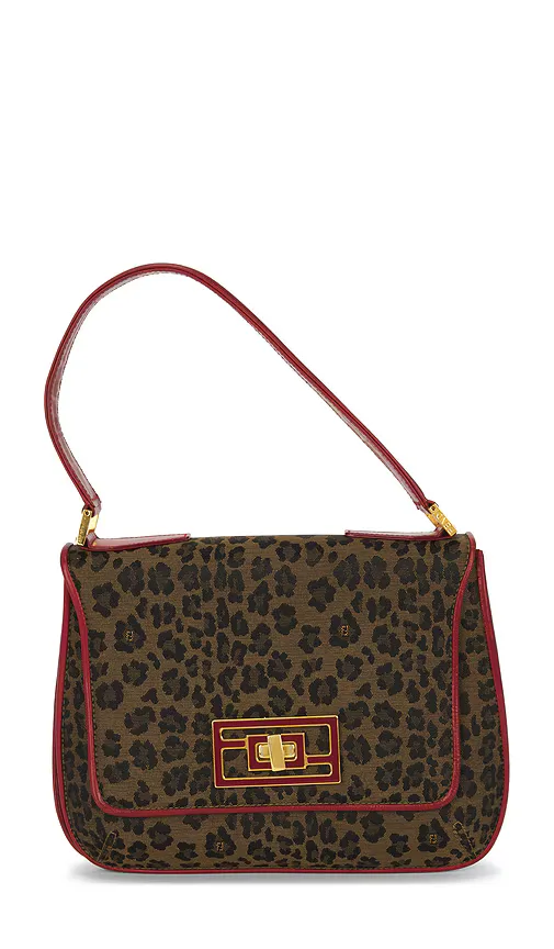 Fendi Leopard Shoulder Bag by Fwrd Renew