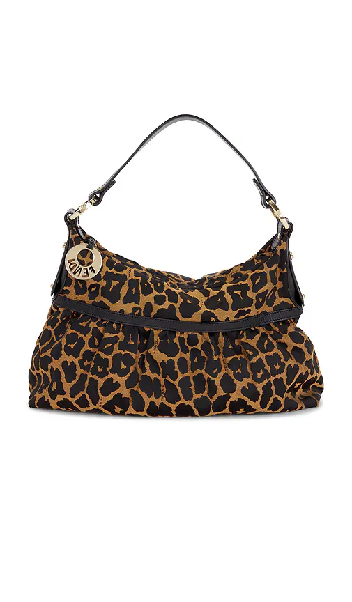 Fendi Leopard Chef Shoulder Bag by Fwrd Renew
