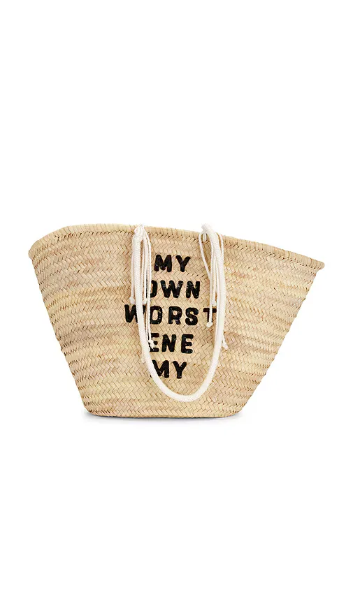 Celine x David Kramer Raffia Panier Tote Bag by Fwrd Renew