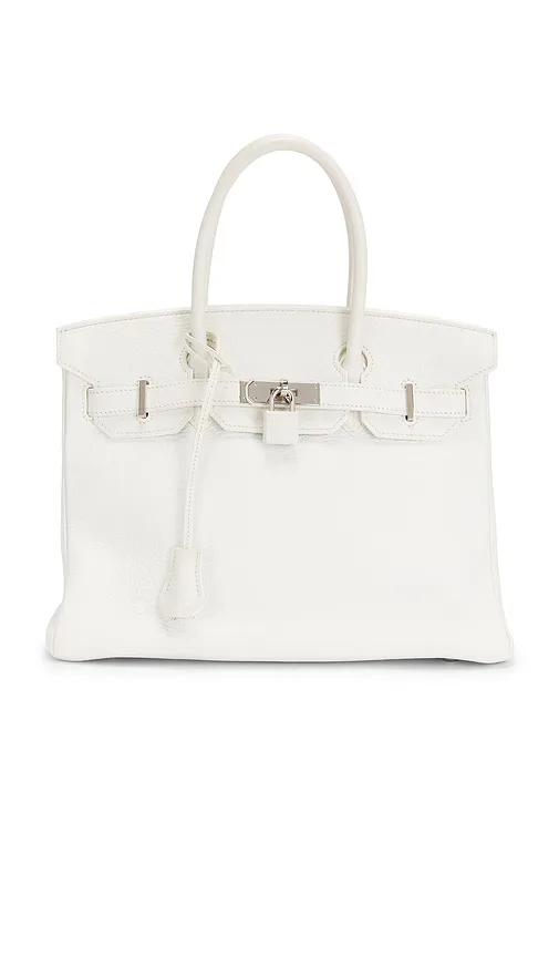 Hermes Taurillon Clemence Birkin 30 Retourne Handbag by Fwrd Renew